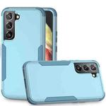 For Samsung Galaxy S22+ 5G TPU + PC Shockproof Phone Case(Grey Green+Blue)