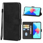 Leather Phone Case For Tecno Spark 8P(Black)