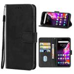 Leather Phone Case For Infinix Hot 10s(Black)