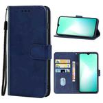 Leather Phone Case For Infinix Hot 11 Play(Blue)