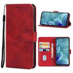 Leather Phone Case For Infinix Hot 11s NFC(Red)