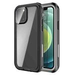 For iPhone 12 Pro Max Waterproof Full Coverage PC + TPU Phone Case(Black)