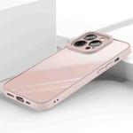 For iPhone 12 Pro Max PC + TPU Shockproof Case(Pink)