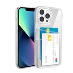 For iPhone 11 Pro Dual Card TPU Phone Case (Transparent)