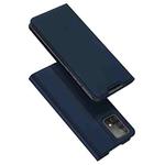 For Samsung Galaxy A73 5G DUX DUCIS Skin Pro Series PU + TPU Leather Phone Case(Blue)