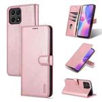 For Honor X30i AZNS Skin Feel Calf Texture Horizontal Flip Leather Phone Case(Rose Gold)