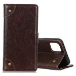 For Galaxy Note10 Lite / A81 Copper Buckle Nappa Texture Horizontal Flip Leather Case with Holder & Card Slots & Wallet(Coffee)