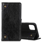 For Galaxy S10 Lite / A91 Copper Buckle Nappa Texture Horizontal Flip Leather Case with Holder & Card Slots & Wallet(Black)