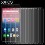 50 PCS 0.26mm 9H 2.5D Tempered Glass Film For Alcatel One Touch Pixi 4 6 4G / 9001