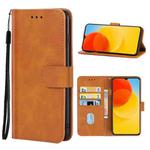 Leather Phone Case For Coolpad Cool 20 Pro(Brown)