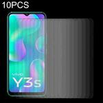 10 PCS 0.26mm 9H 2.5D Tempered Glass Film For vivo Y3s 2021