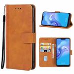 For CUBOT C20 Leather Phone Case(Brown)