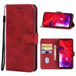 For Infinix Itel A48 Leather Phone Case(Red)