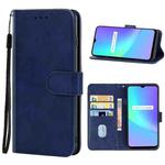For OPPO Realme C25s Leather Phone Case(Blue)