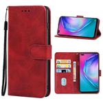 For Tecno Camon 16 Pro Leather Phone Case(Red)