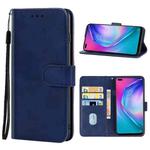 For Tecno Camon 16 Pro Leather Phone Case(Blue)