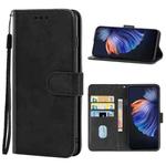 For Tecno Camon 18 P Leather Phone Case (Black)