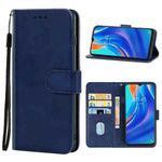 For Tecno Spark 7T Leather Phone Case(Blue)