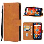 For UMIDIGI BISON X10 Leather Phone Case(Brown)