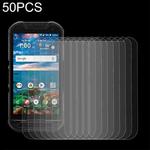 50 PCS 0.26mm 9H 2.5D Tempered Glass Film For Kyocera DuraForce PRO 2 Unlocked