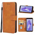 Leather Phone Case For BQ Aquaris C(Brown)