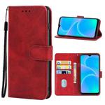 Leather Phone Case For Infinix Itel P37(Red)