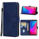 Leather Phone Case For Lenovo K5 Pro(Blue)