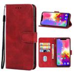 Leather Phone Case For Motorola Moto P30(Red)