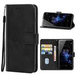 Leather Phone Case For Sony Xperia XZ2 Premium(Black)