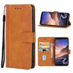 Leather Phone Case For Xiaomi Mi Max 3 Pro(Brown)