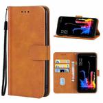 Leather Phone Case For Asus Zenfone Lite L1 ZA551KL(Brown)