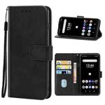 Leather Phone Case For Fujitsu Arrows WE F-51B(Black)