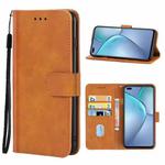 Leather Phone Case For Infinix Zero 8 X687(Brown)