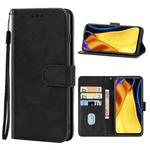Leather Phone Case For Redmi Note 10 5G / Poco M3 Pro 5G / Redmi Note 10T 5G(Black)