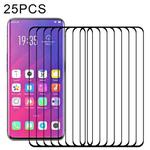 25 PCS 3D Curved Edge Full Screen Tempered Glass Film For OPPO Find X(Black)