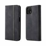 For Samsung Galaxy A22 5G Splicing Skin Feel Magnetic Leather Phone Case(Black)