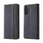 For Samsung Galaxy A32 5G Splicing Skin Feel Magnetic Leather Phone Case(Black)