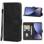 Leather Phone Case For Xiaomi 12X(Black)