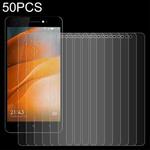 50 PCS 0.26mm 9H 2.5D Tempered Glass Film For Tecno P51