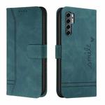 For TCL 20 Pro 5G Retro Skin Feel Horizontal Flip Soft TPU + PU Leather Phone Case(Dark Green)