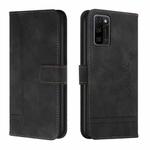 For Blackview A100 Retro Skin Feel Horizontal Flip Soft TPU + PU Leather Phone Case(Black)