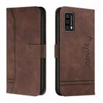 For Blackview A90 Retro Skin Feel Horizontal Flip Soft TPU + PU Leather Phone Case(Coffee)