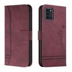 For Oukitel K9 Pro Retro Skin Feel Horizontal Flip Soft TPU + PU Leather Phone Case(Wine Red)