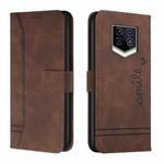 For Oukitel WP15 Retro Skin Feel Horizontal Flip Soft TPU + PU Leather Phone Case(Coffee)