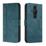 For Sony Xperia Pro-I Retro Skin Feel Horizontal Flip Soft TPU + PU Leather Phone Case(Dark Green)