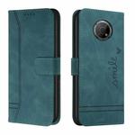 For Nokia G300 Retro Skin Feel Horizontal Flip Soft TPU + PU Leather Phone Case(Dark Green)