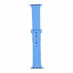 King Kong Silicone Watch Band For Apple Watch Series 8&7 41mm / SE 2&6&SE&5&4 40mm / 3&2&1 38mm(Light Blue)