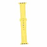 King Kong Silicone Watch Band For Apple Watch Series 8&7 41mm / SE 2&6&SE&5&4 40mm / 3&2&1 38mm( Yellow)