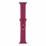 King Kong Silicone Watch Band For Apple Watch Series 8&7 41mm / SE 2&6&SE&5&4 40mm / 3&2&1 38mm(Plum)