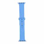 King Kong Silicone Watch Band For Apple Watch Ultra 49mm / Series 8&7 45mm / SE 2&6&SE&5&4 44mm / 3&2&1 42mm(Light Blue)